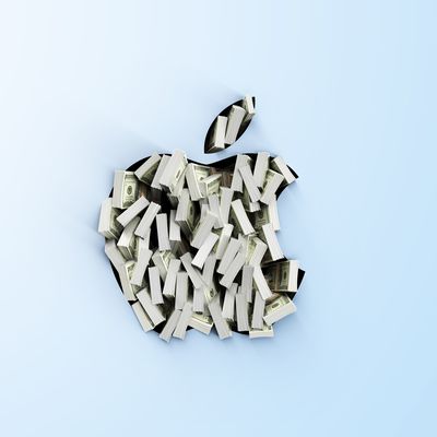 Apple Logo Cash Feature Blue